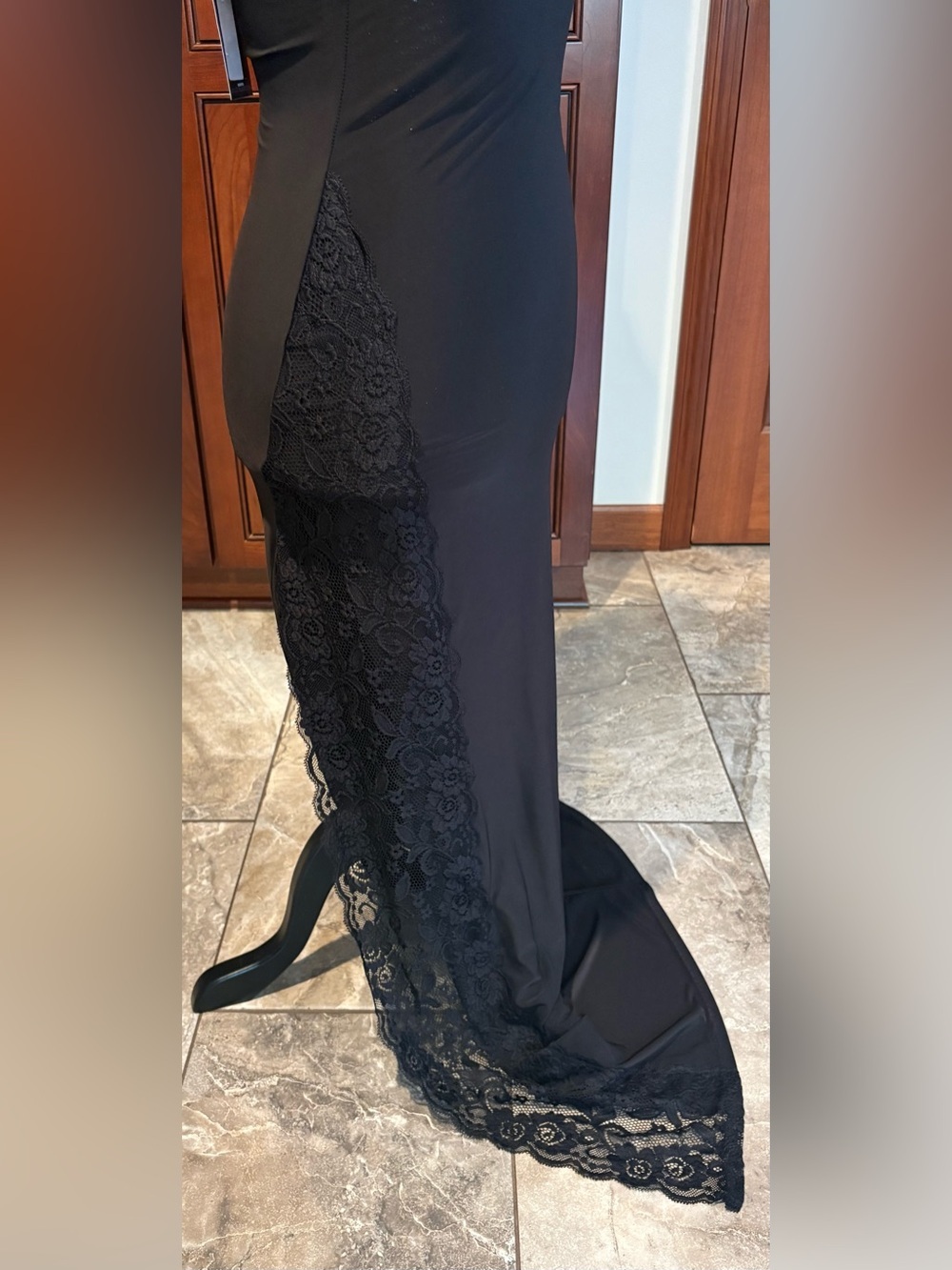 PrettyLittleThing  Lace-Trim Slip Dress - Picture 2 of 4